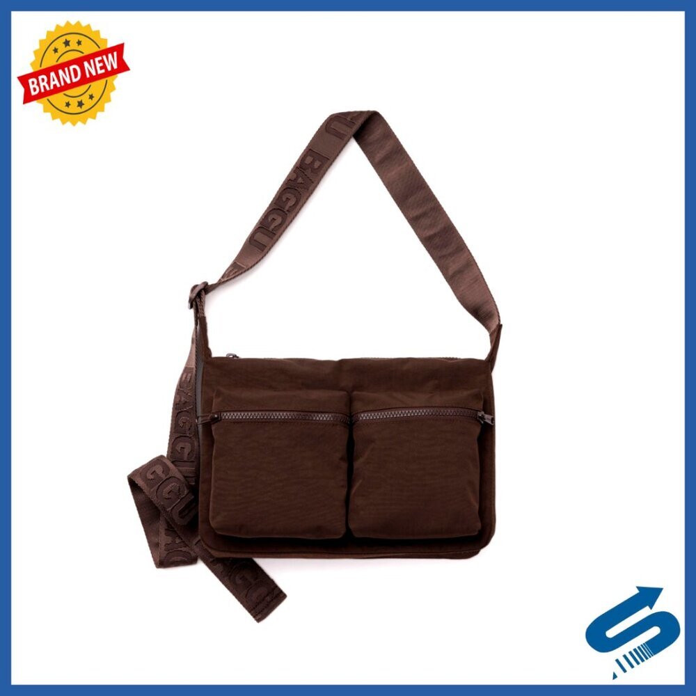 Medium Cargo Crossbody Bag with Adjustable Strap and Multiple Pockets
